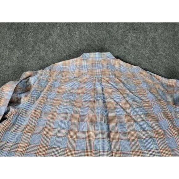 Peter Millar Button Up Shirt Men Sz XXL Plaid Long Sleeve Casual Sportswear - Picture 9 of 9